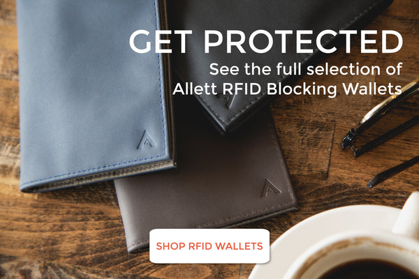 Allett Slim RFID-Sicherheitsbrieftaschen