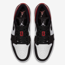 air jordan 1 low red black toe