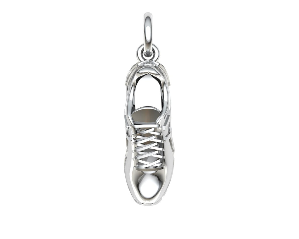 Sterling Silver Running Shoe pendant/charm Fitness Jewellery NZ