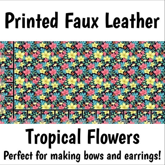 Floral Fiesta Faux Leather Sheets