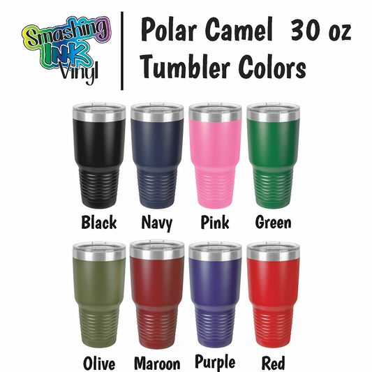 Engraved Tumbler 20 Ounce Polar Camel in Maroon