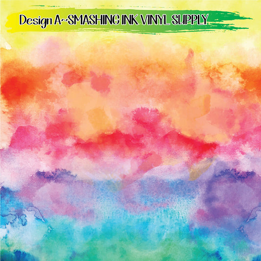 Free Spirit Watercolor Rainbow (vinyl)