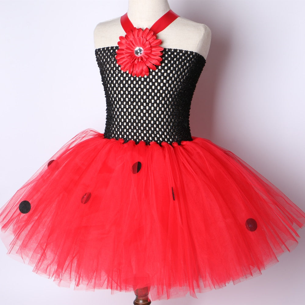 red kids tutu