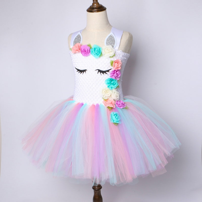 rainbow unicorn tutu skirt