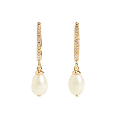 These timeless pearl drops are made even more elegant with a touch of sparkle, so they’re the perfect way to elevate everything from your daily uniform to your holiday glam. 
  
*Please Note: 

Rewards cannot be applied to this product
This item cannot be shipped outside the U.S.

This item is not eligible for returns 

