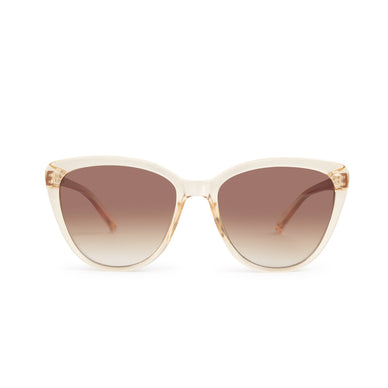 With a slightly oversized take on the classic cat eye shape, these sunnies are flattering to all faces and pair perfectly with your summer wardrobe favorites. 