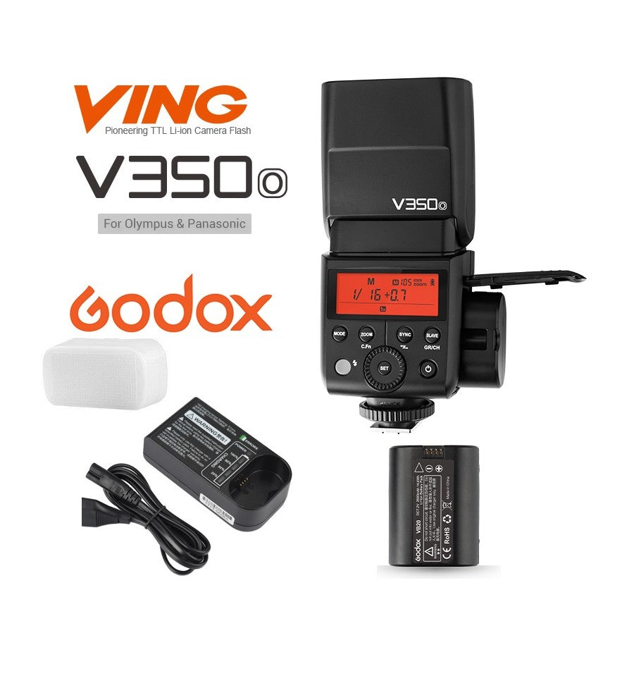 新版 CANON GODOX V350O FLASH (オリンパス・パナソニック用