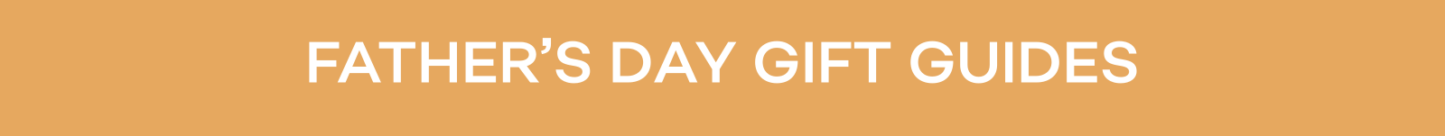 FATHER'S DAY GIFT GUIDE