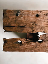 Brutalist Wood Bench