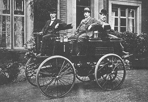 Early model of electric car