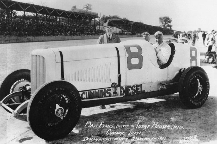 Debut in a car at the Indianapolis 500