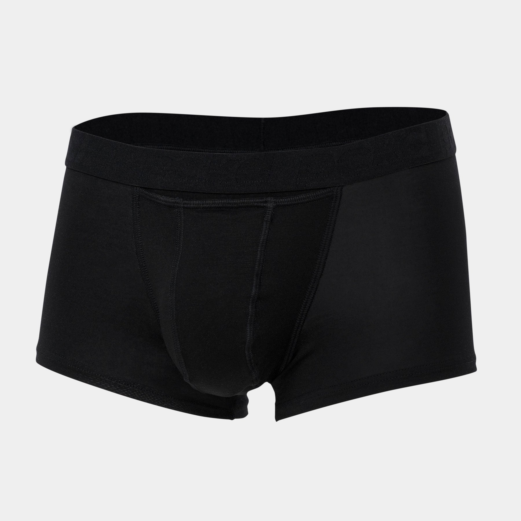 Schwarze eng anliegende lange Boxershorts (Boxer Briefs) aus Lyocell -  Innovative Beutelunterhosen (Pouch Underwear) in mehreren Farben | pckd.de  – pckd - underwear done