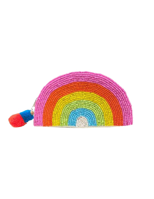 Rainbow Heart Queen Beaded Coin Pouch – Emerson and Friends