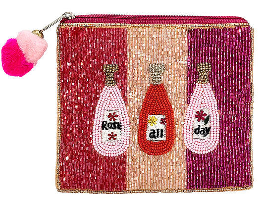 Red Heart Beaded Pouch Coin Purse – Emerson and Friends