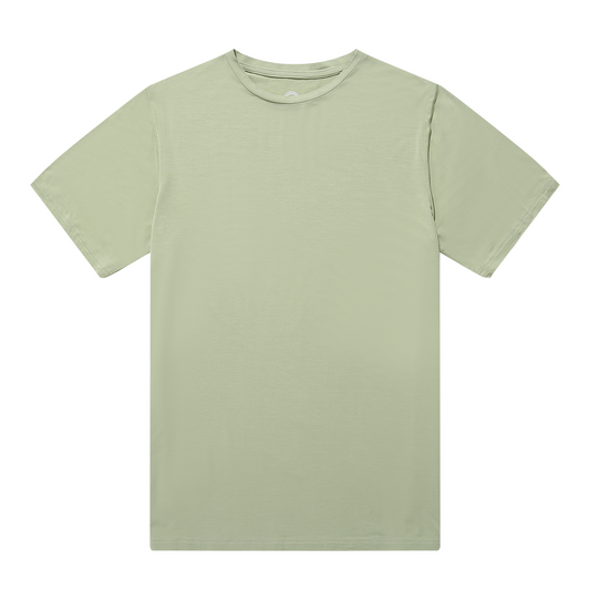  CENTUKE Sage Green Solid Color White Mens Sun Shirt