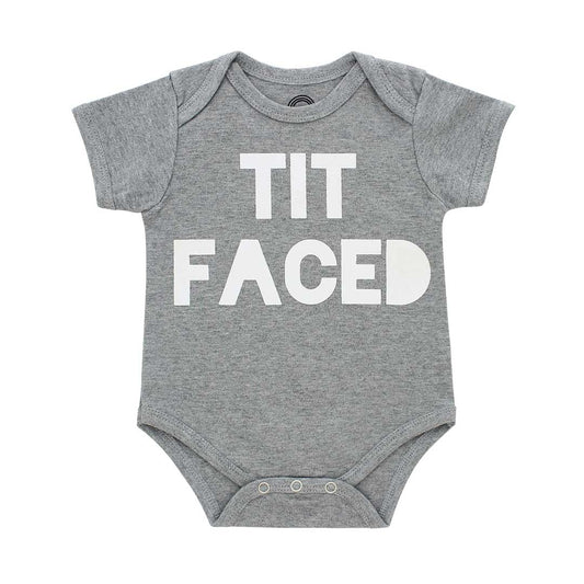  Eat Local Onesie Breastfeeding Baby Bodysuit Funny Infant  Shower Gift I'm Past Milk Drunk I'm Tit Faced Breastfed Onesie (12-18  Months, Letter Print-Short Sleeve Sweatshirt Bodysuit) : Handmade Products