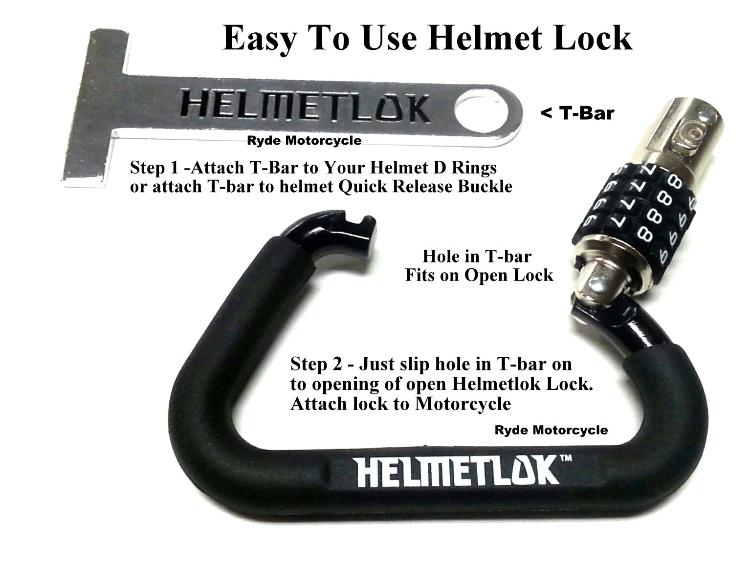 open helmet lock