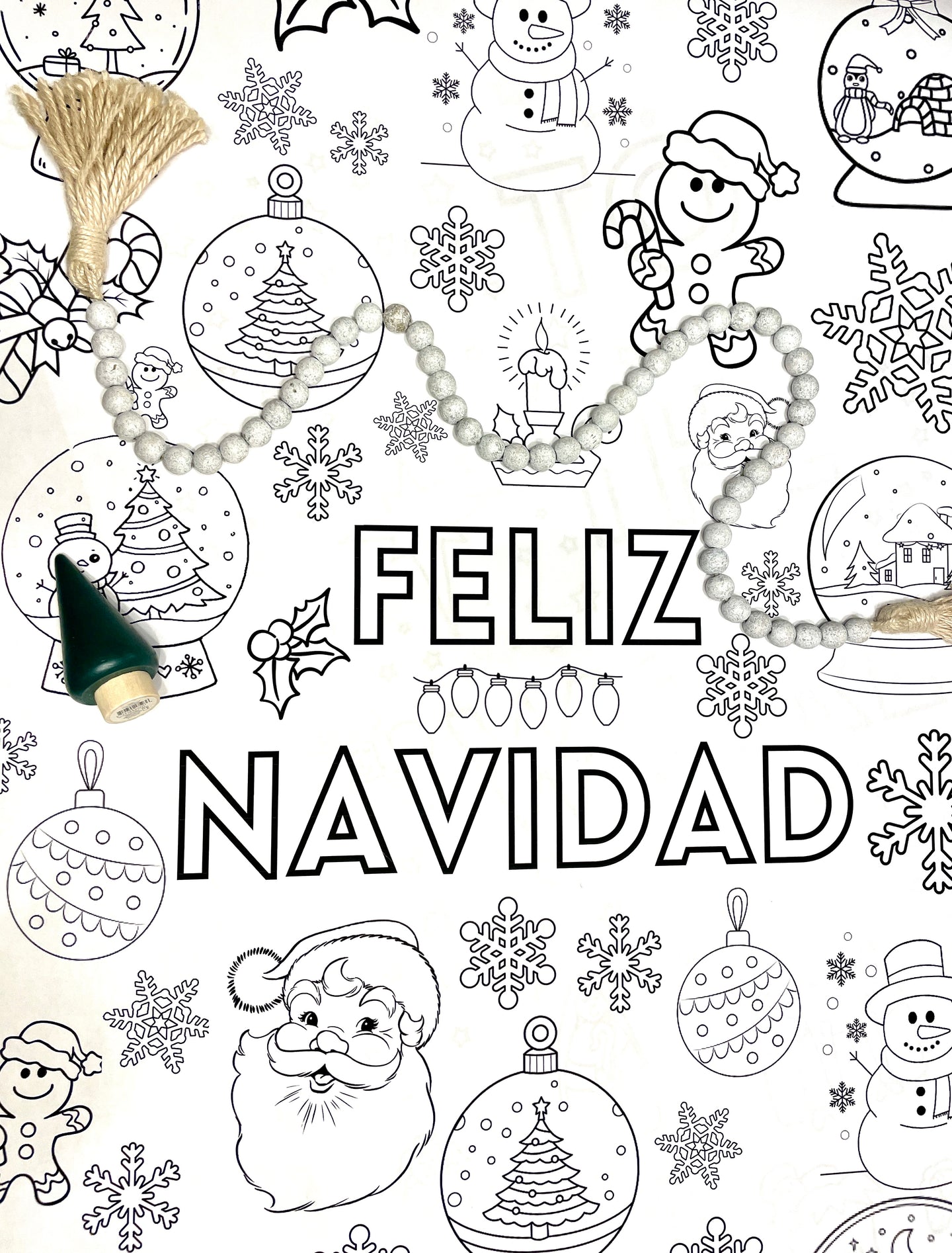 free printable feliz navidad coloring pages