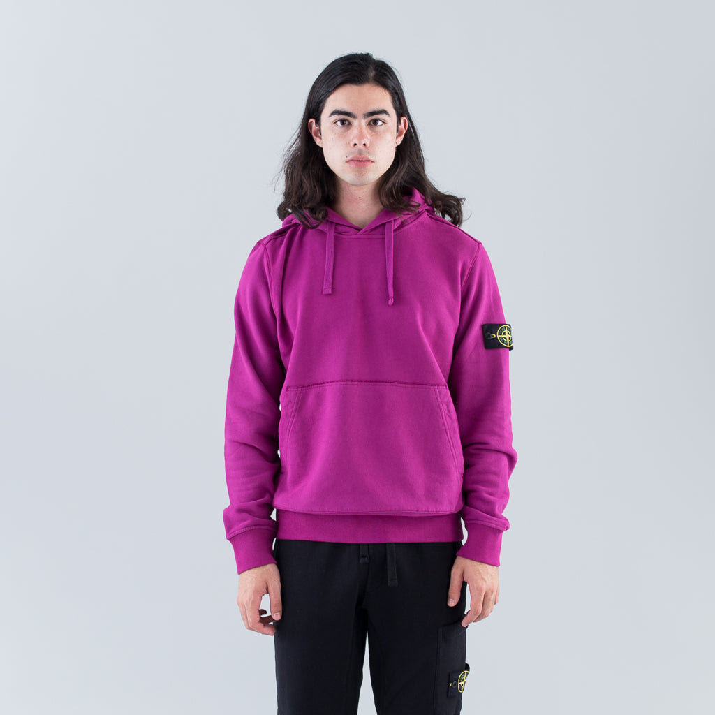 stone island magenta sweatshirt