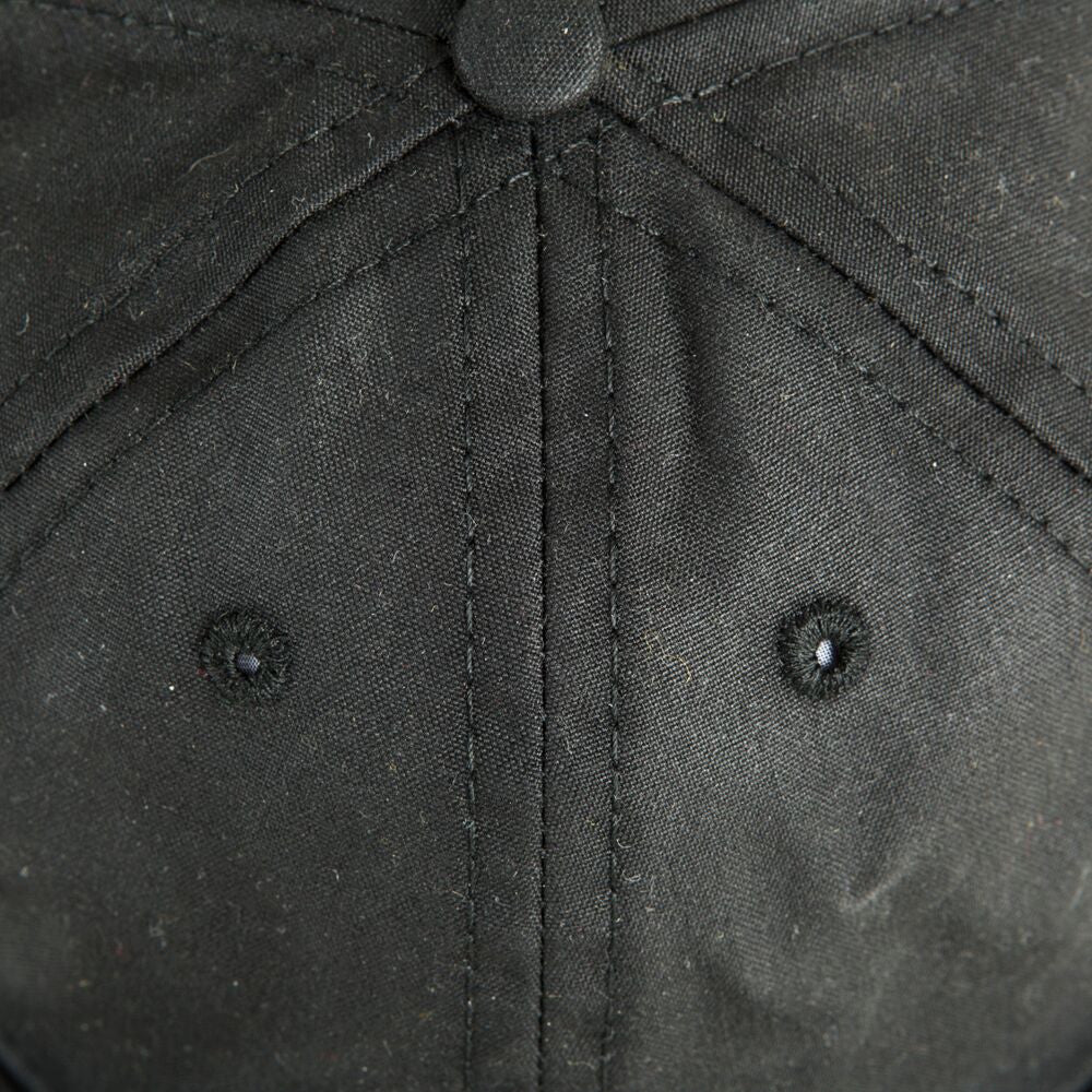 FairEnds — Black Waxed Cotton Ball Cap