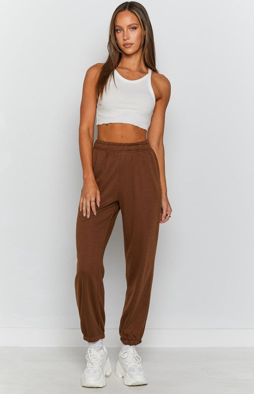 Canada Sweat Pants Chocolate – Beginning Boutique US