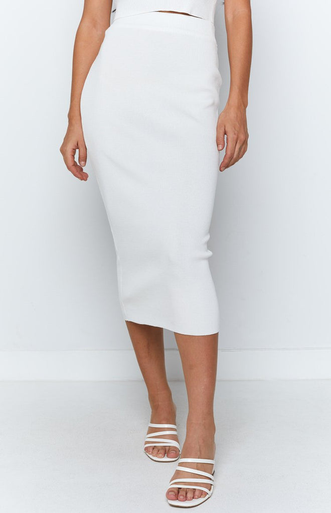 Leon Ribbed Two Piece Set White – Beginning Boutique US