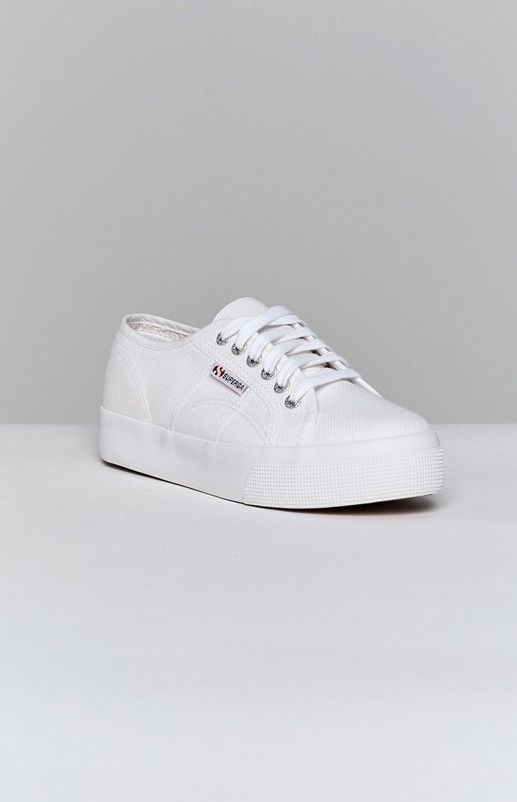 superga all white sneakers