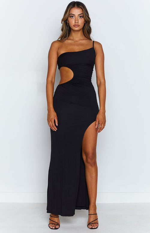 Xena Maxi Formal Dress Black – Beginning Boutique US
