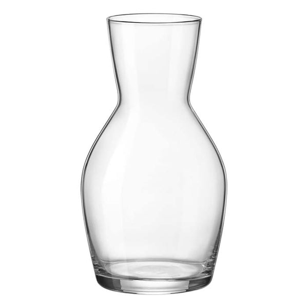 Garrafa de vidrio rayado sin tapón, botella de cristal a rayas para  almacenar bebidas, agua, vino (8 litros, 36 x 23