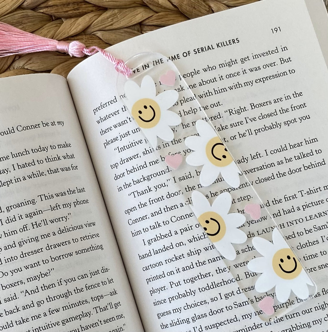 Floral Acrylic Bookmark – Wise Words Studio