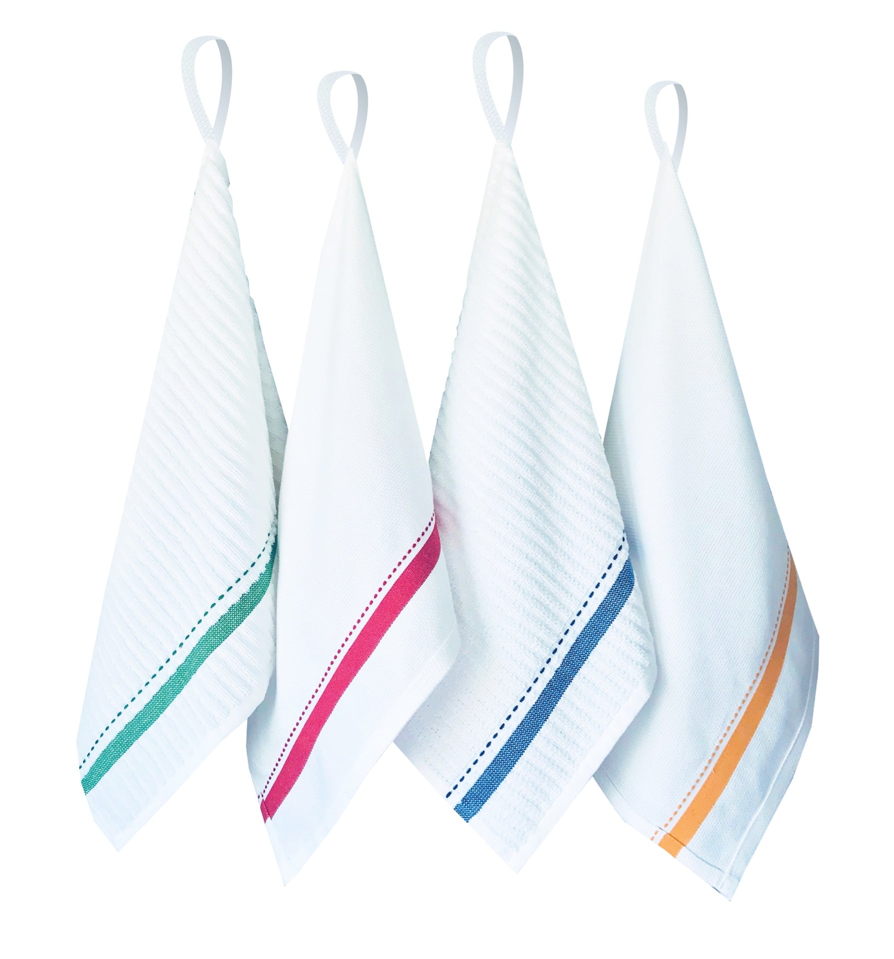 white kitchen dish towels