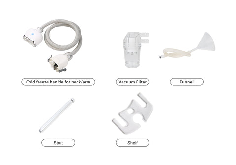 accessories of Cold Freezing Treatment Machine