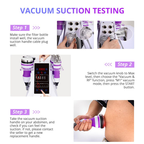 vacuum suction testing