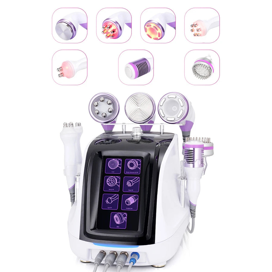 6-in-1 Ultrasonic Cavitation Machine for 4D LIPO (40 kHz), Salon +  Académie + Fournisseur