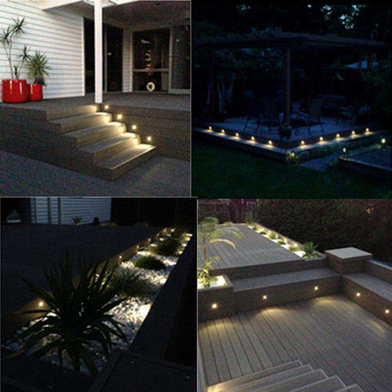 35mm DC12V IP67 Low Voltage Half Moon LED Deck Rail Step Stair Fence L –  FVTLED