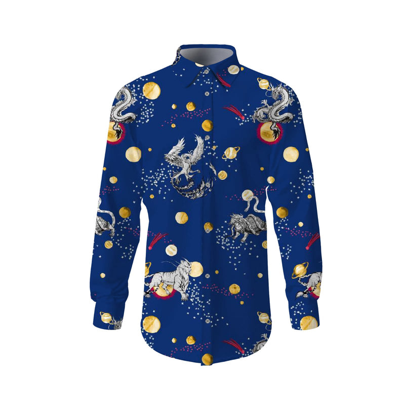 royal blue designer shirt