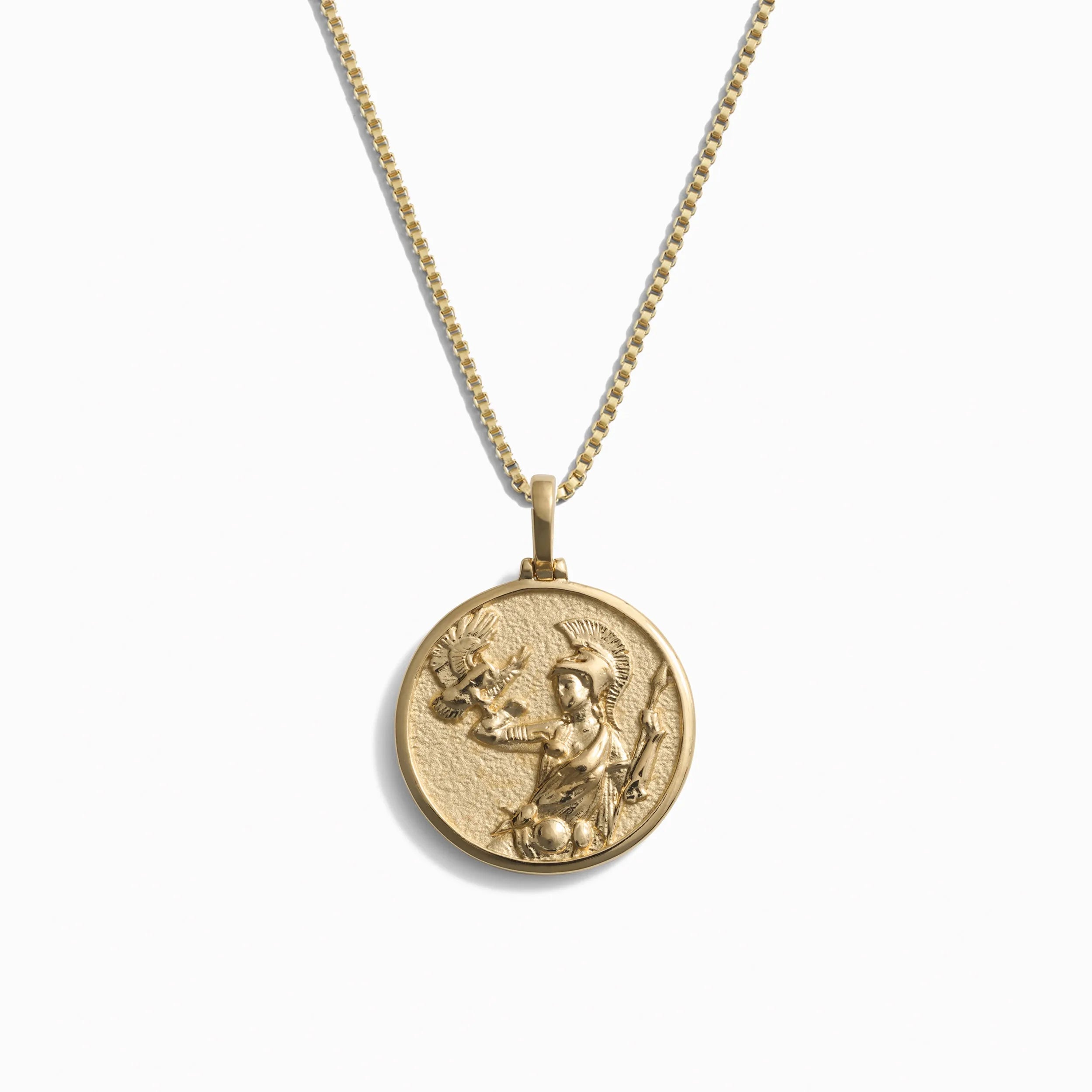 Greek Goddess Coin Necklace - Awe Inspired product image