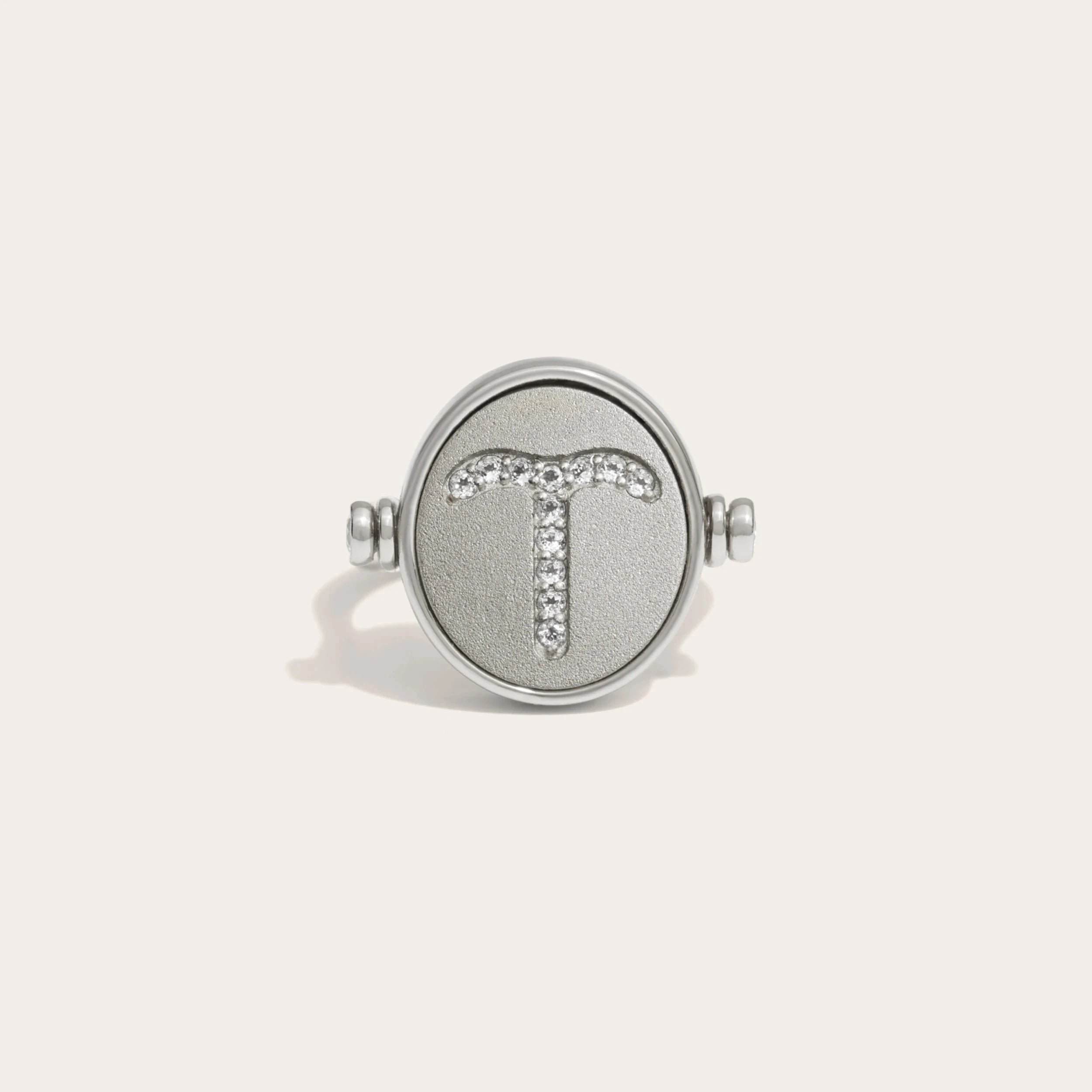 Aries & Fire Flip Ring - Sterling Silver / 7