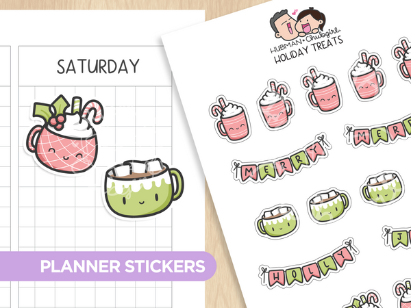 1023-1~~Holiday Planning Planner Stickers.