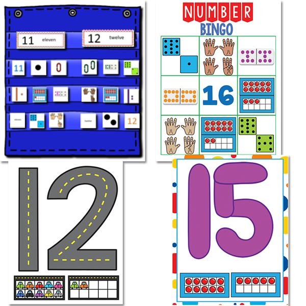numbers 11 20 kindergarten math centers lifeovercs
