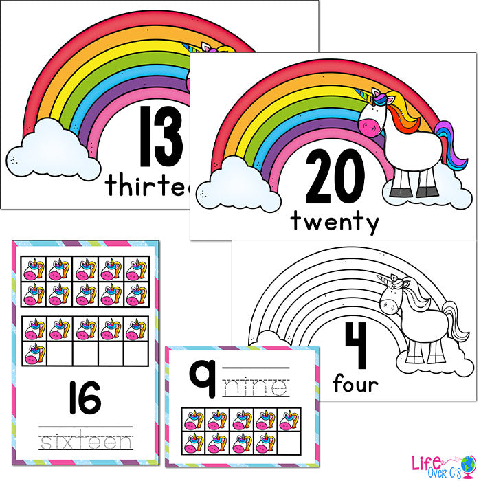 numbers 1 20 counting activities bundle lifeovercs