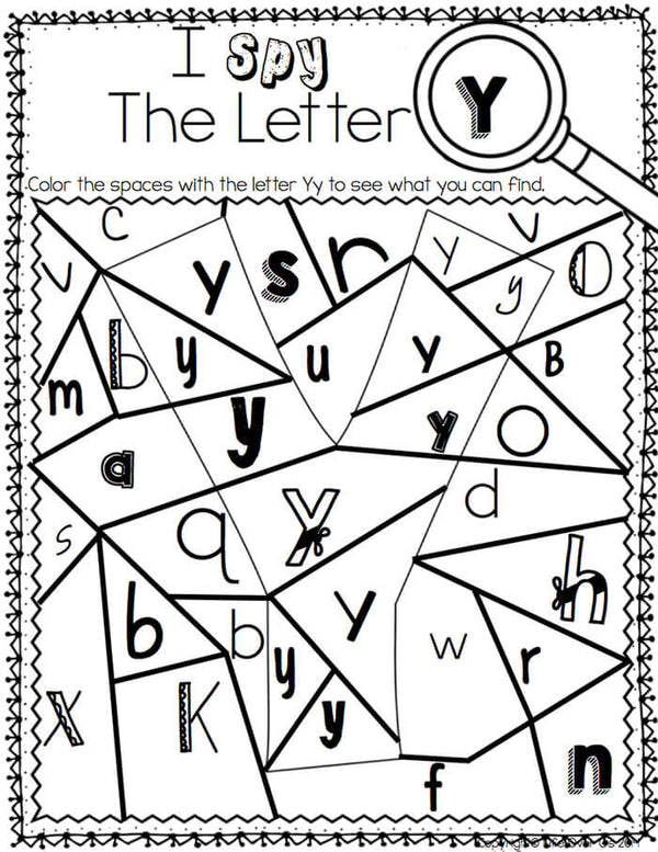 alphabet i spy no prep printables centers lifeovercs