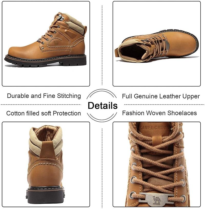 camel safety shoes high cut