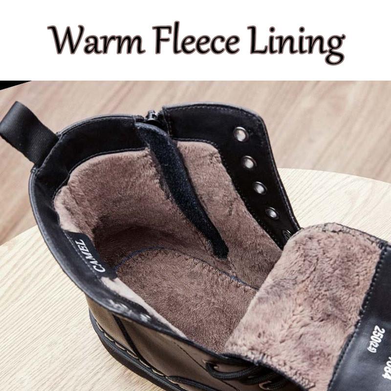 fleece lined work boots