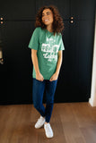 Ave Shops Womens Have A Lucky Day Graphic Tee