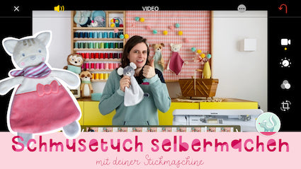 Schmusetuch selbermachen Youtube Video