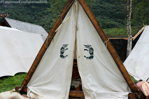 Viking Tent at Gudvangen Viking Market - Viking Dragon Blogs