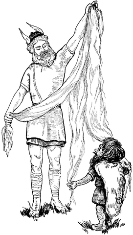 Thor Holding Sif's Hair - Viking Dragon Blogs