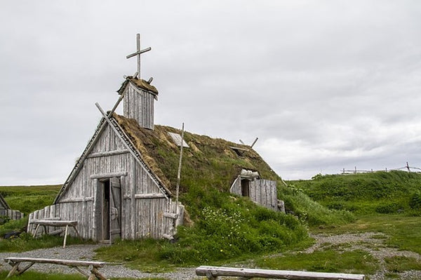 Viking House at Museum of L'Anse Aux Meadows, Canada - The Viking Dragon Blog