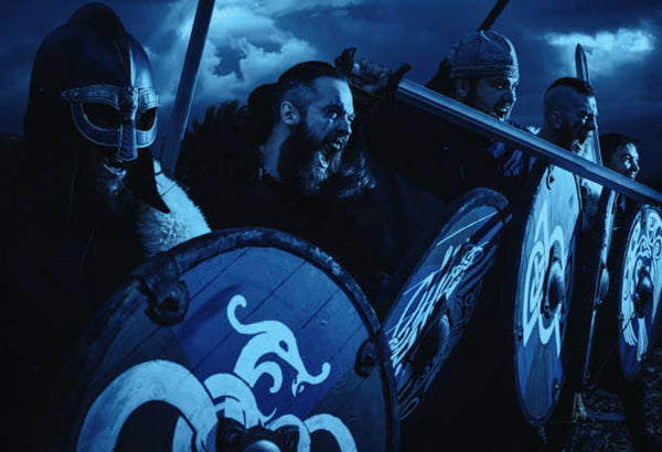 Vikings Charging into Battle - The Viking Dragon Blog